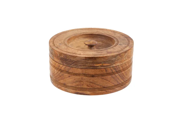 Old wooden bowl — Stock Photo, Image