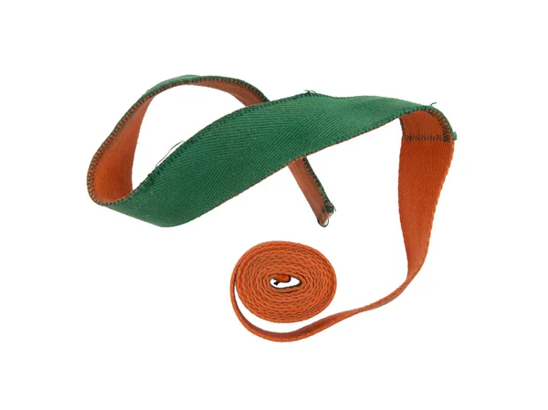 Ceinture orange isolée — Photo