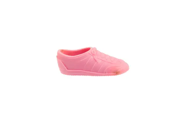 Pink toy shoe isolated — Stock Photo, Image