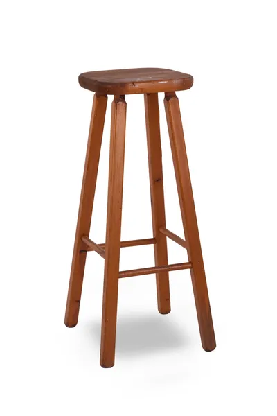 Old stool isolated — Stock Photo, Image