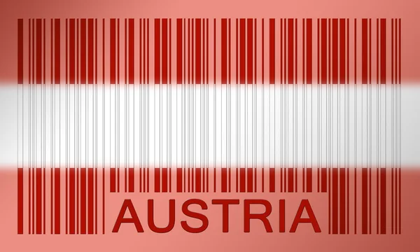 Barcode vlag — Stockfoto