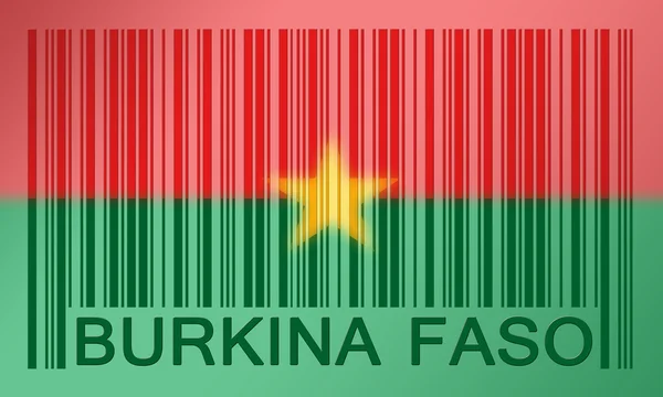 Barcode-Flagge — Stockfoto