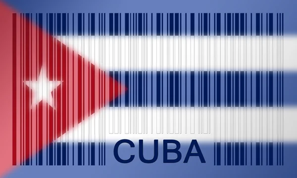 Barcode vlag — Stockfoto