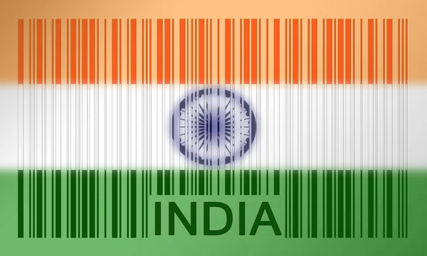 Barcode flag — Stock Photo, Image