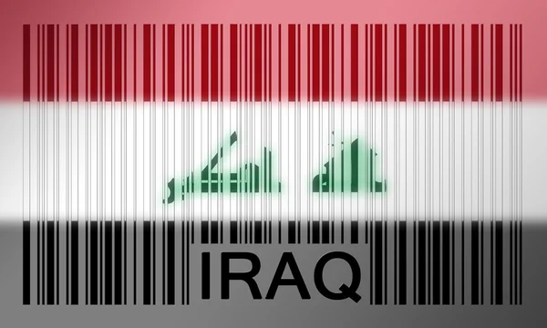 Barcode vlag — Stockfoto