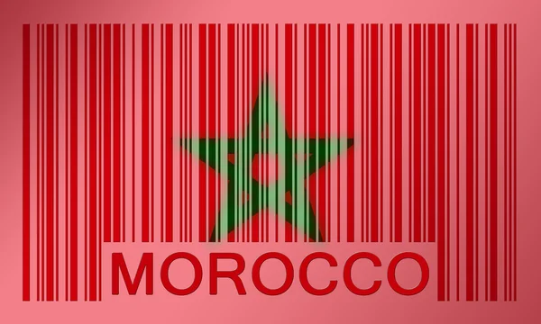 Barcode flagga — Stockfoto