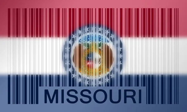 Barcode flagga — Stockfoto