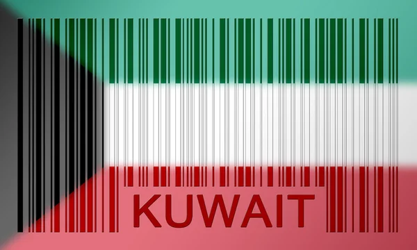 Barcode vlag — Stockfoto