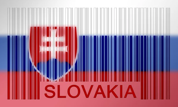 Barcode flagga — Stockfoto