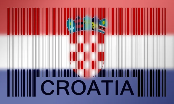 Barcode vlag — Stockfoto