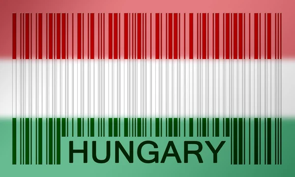 Barcode vlag — Stockfoto