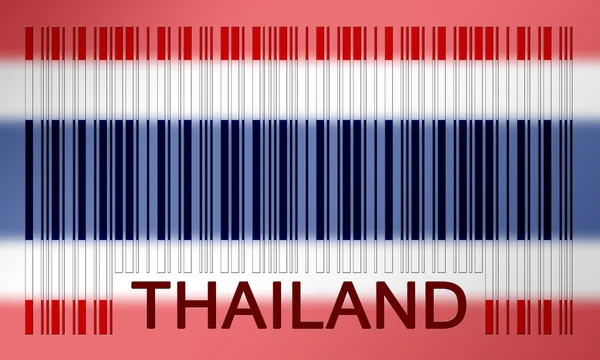 Barcode flag — Stock Photo, Image