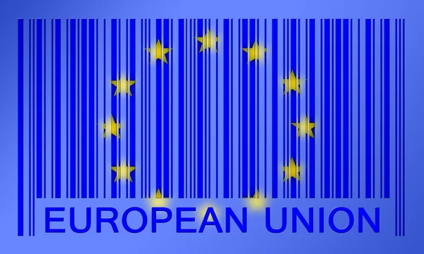 Barcode-Flagge — Stockfoto