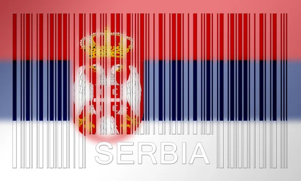 Barcode vlag — Stockfoto