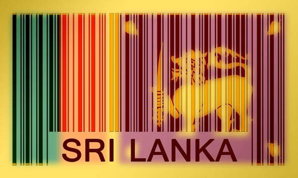 Barcode vlag — Stockfoto