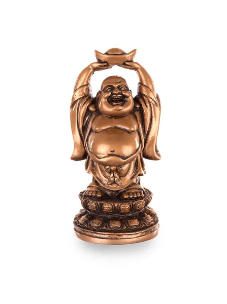 Statue eines glücklichen Buddhas — Stockfoto