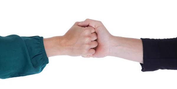 Close up of two women shaking hands — Stock Photo, Image