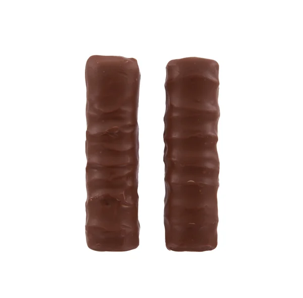 Closeup malých čokoládové tyčinky — Stock fotografie