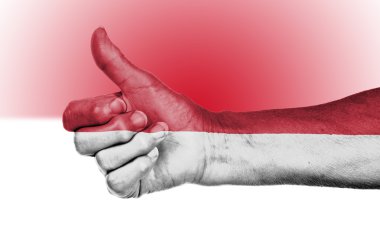 yaşlı kadın işaret Yaşasın