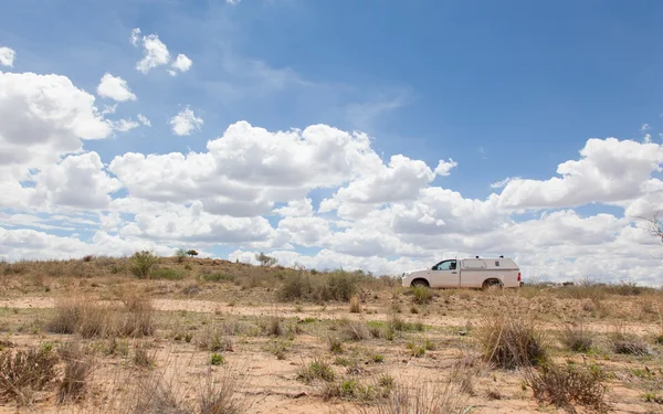 Namib Çölü'nde bir boş araç — Stok fotoğraf