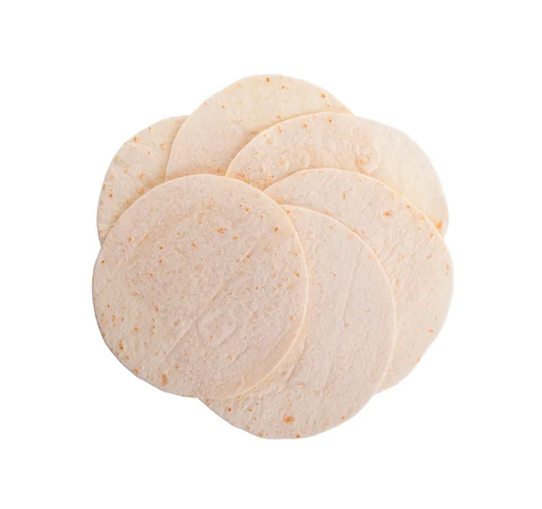 Tortillas redondas de trigo — Foto de Stock