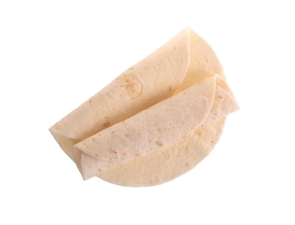 Tarwe ronde tortilla 's — Stockfoto