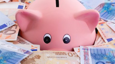 benzersiz pembe seramik para boğulma kumbara