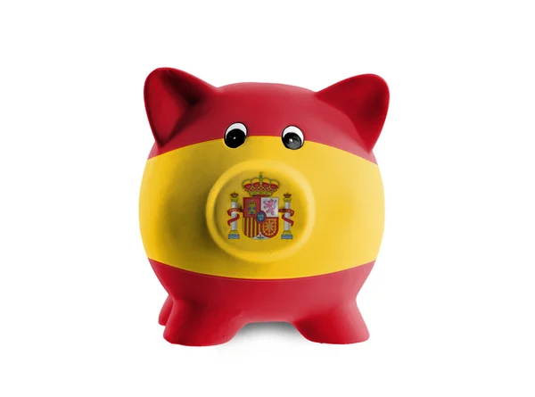 Unique pink ceramic piggy bank — Stock Photo, Image