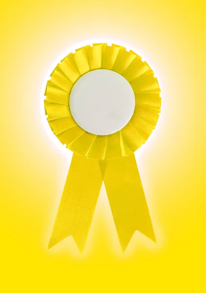 Beyaz bir arka plan üzerinde izole ödül şerit — Stok fotoğraf
