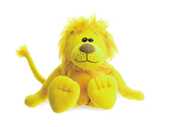 Stuffed animal lion sitting — Stock Photo, Image