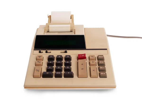 Alter Taschenrechner für Büroarbeit — Stockfoto