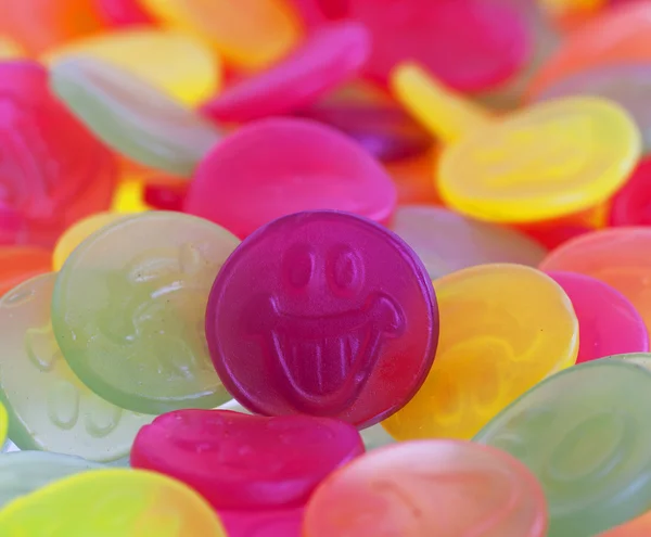 Renkli şeker yüzü — Stok fotoğraf
