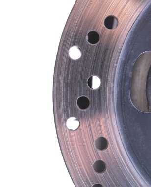 tek disk fren rotor bir motosiklet