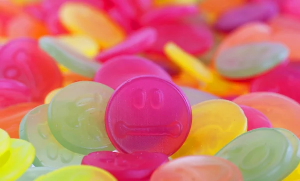 Colorful candy faces — Stock Photo, Image