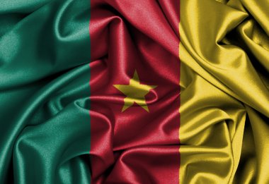 saten bayrak, üç boyutlu render