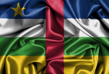 saten bayrak, üç boyutlu render