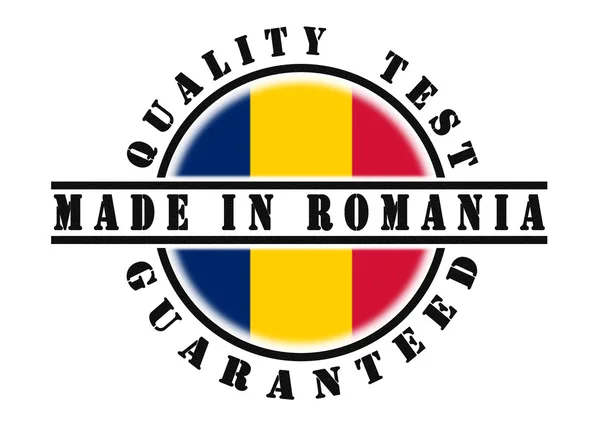 Quality test guaranteed stamp — Stock Photo, Image