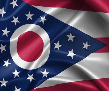 saten bayrak, üç boyutlu render