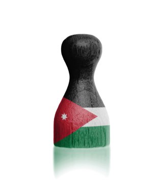 bayrağı boyama ahşap piyon