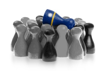 üstünde belgili tanımlık tepe-in ortak piyonlar benzersiz bir piyon