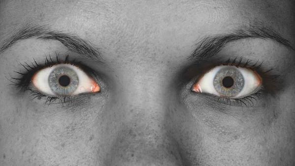 Occhio femminile, primo piano — Foto Stock