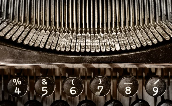 Detail of an old typewriter — Stock Photo, Image