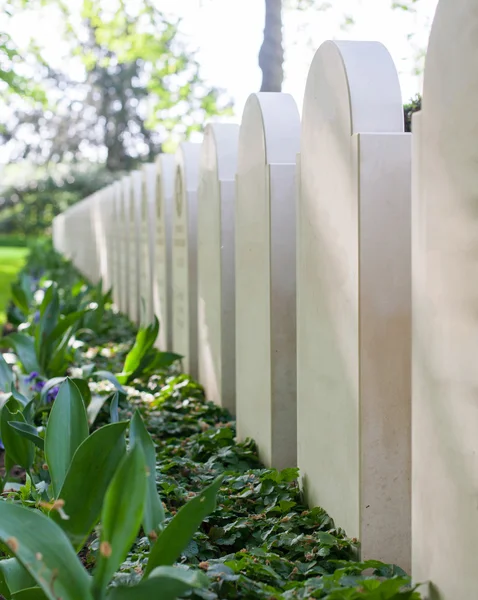 Rows of tombstones — Stock Photo, Image