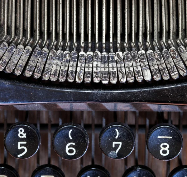 Detail of an old typewriter — Stock Photo, Image