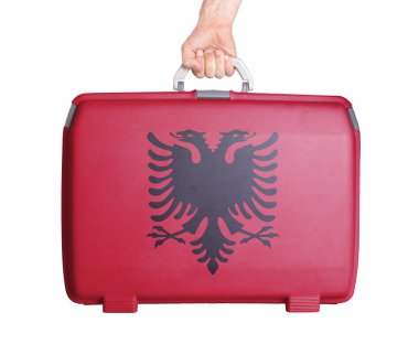 lekeleri ve çizikler ile kullanılan plastik çanta