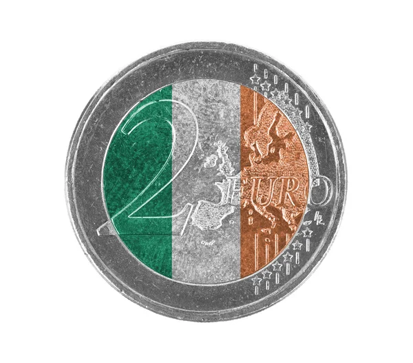 Pièce en euros, 2 euros — Photo
