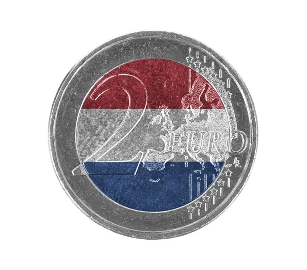 Euromünze, 2 Euro — Stockfoto