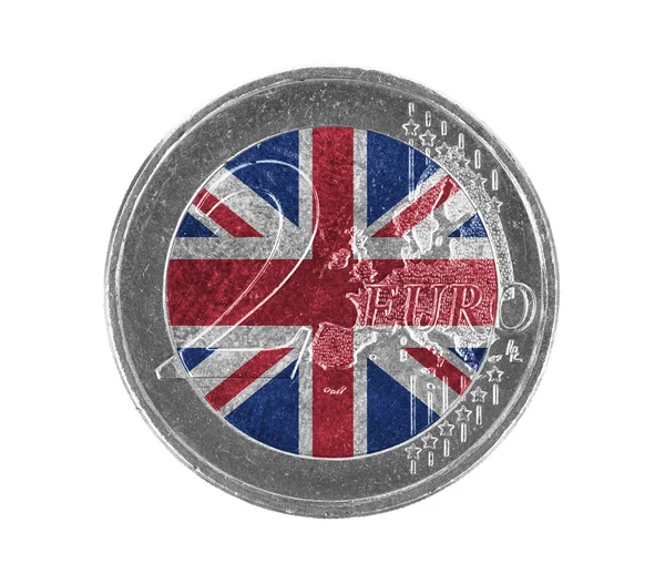 Euro coin, 2 euro — Stock Photo, Image