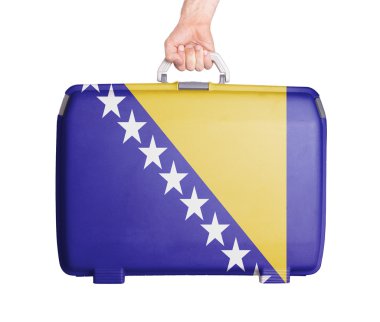 lekeleri ve çizikler ile kullanılan plastik çanta