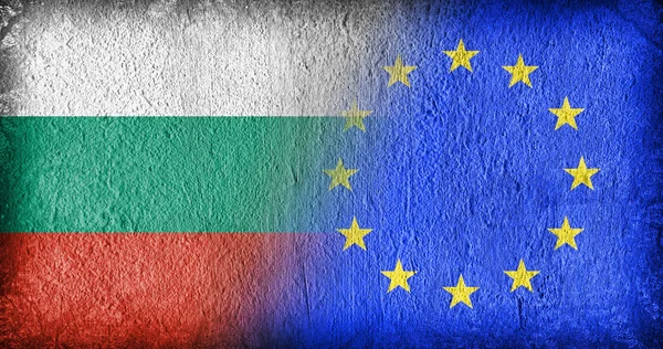 Bulgaria și UE — Fotografie, imagine de stoc